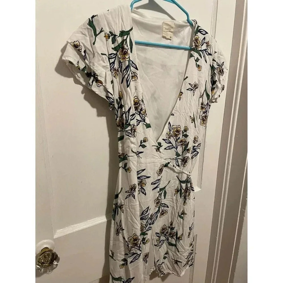 Harper Heritage Women’s Size Medium White Floral Dress - Picture 2 of 9